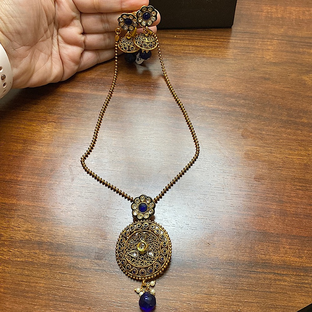 Necklace and earrings